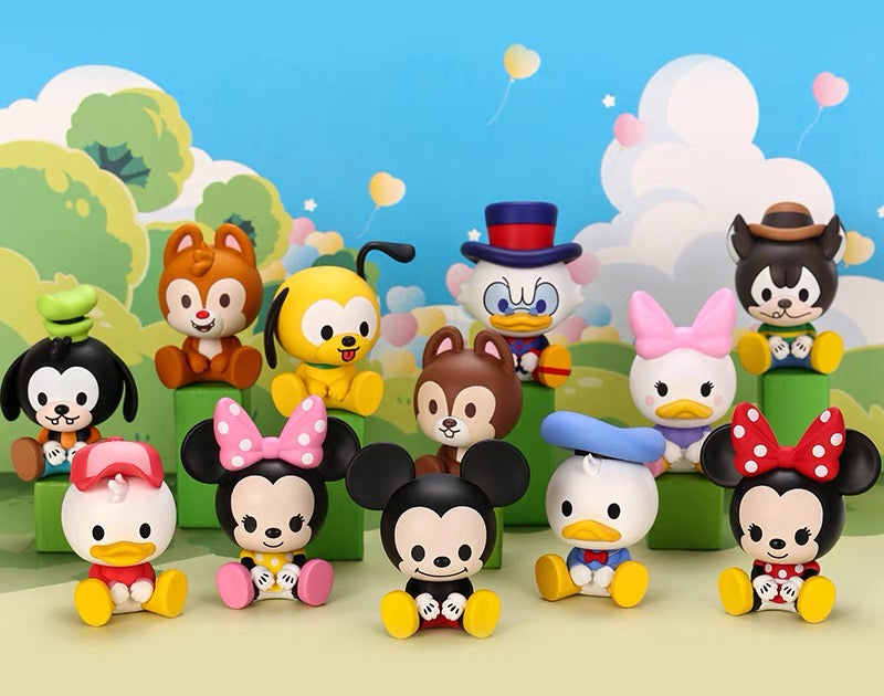 Sitting Baby Series 1 Mystery PVC Figurine TOY Figure Ornement Gift PVC Doll 12PCS For use 15 years old or above