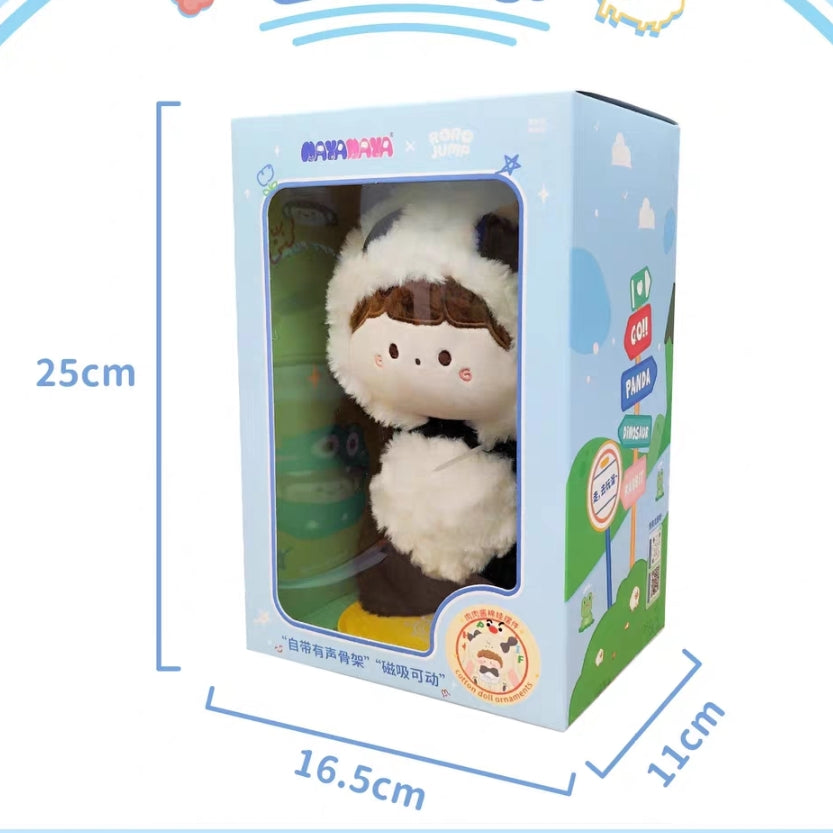 RoRo Jump x NAYANAYA Series Big Plush Doll Series 20CM DOLL TOY Figure Ornement Gift PVC Doll 1 PCS For use 15 years old or above.