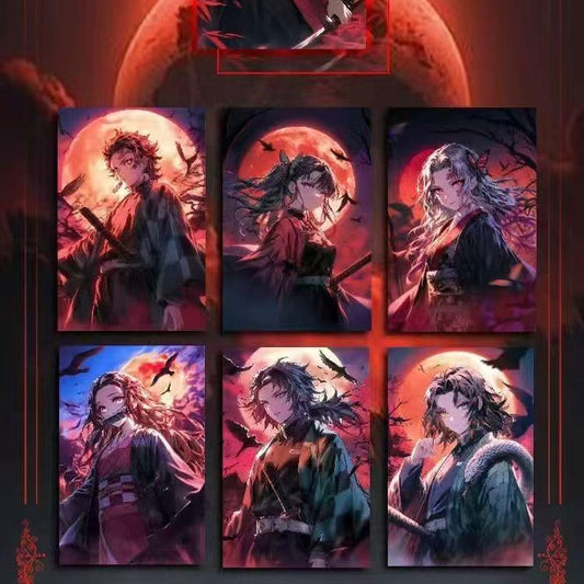 MO SHU Demon Slayer Collectible Cards High Quality Rare Designs Spades Master Card