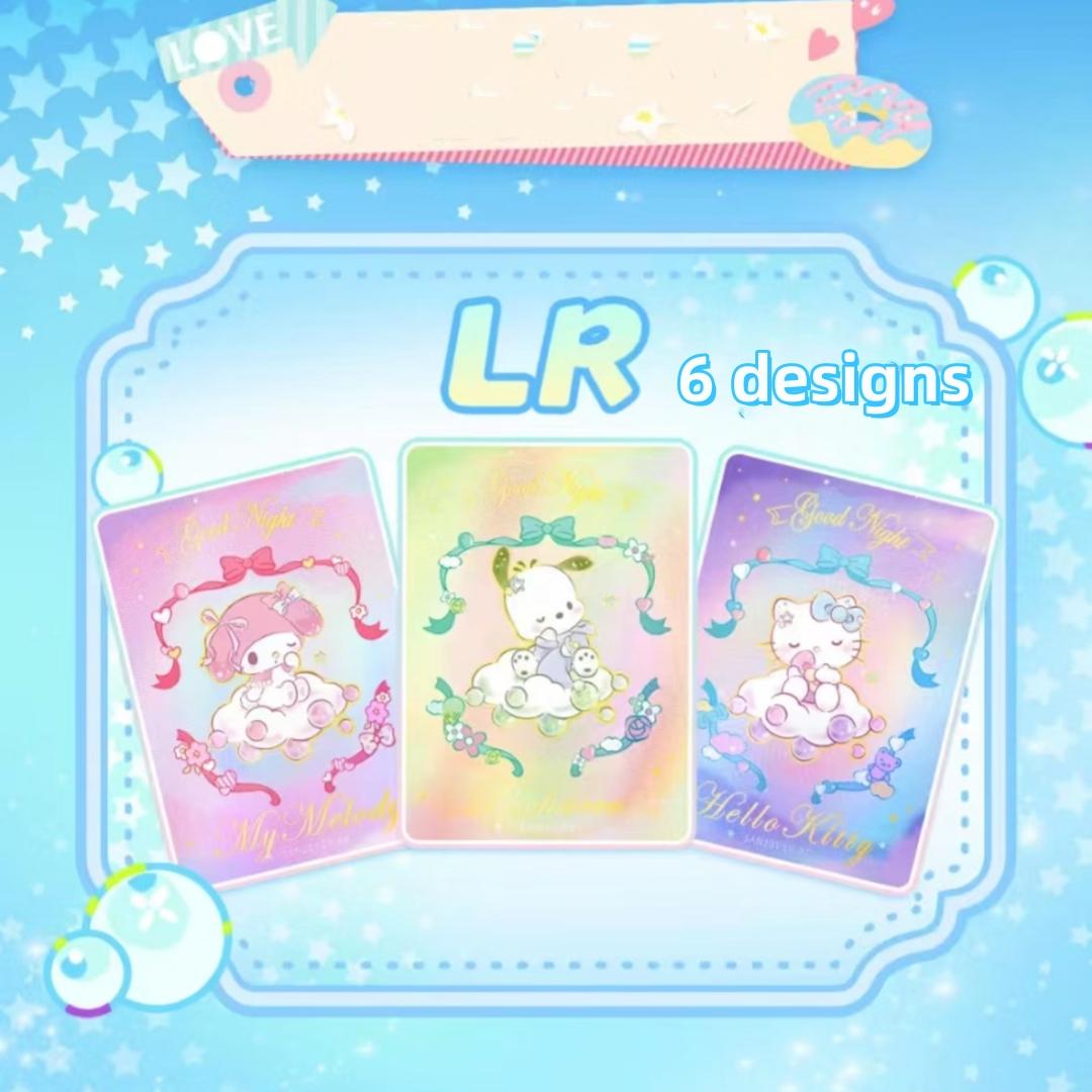 Mengka Sanrio Cards Series 1 Mystery box unboxing card game whole box 30bags 90pcs Ornement Gift collection For Use 15 Years