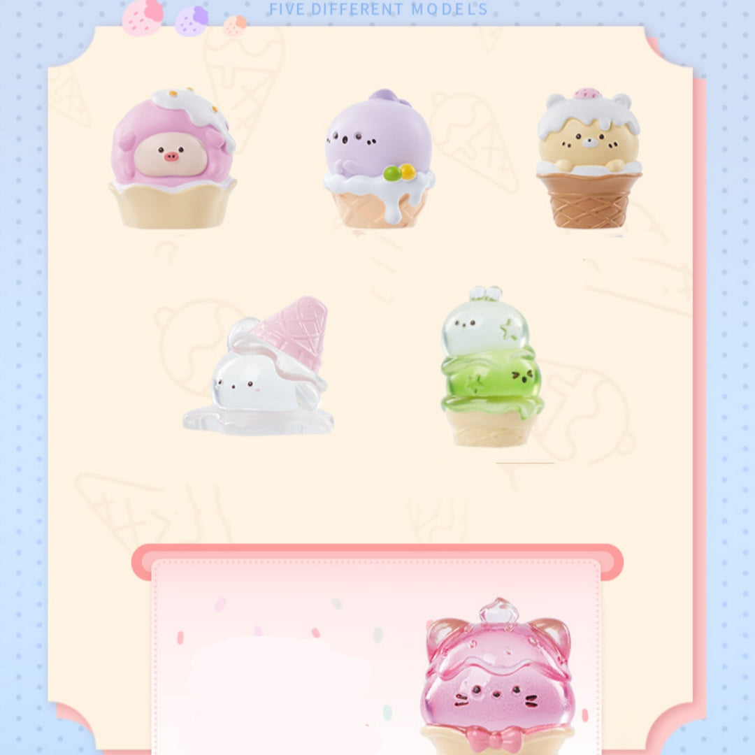 Ice Cream Freedom Series Mystery Resin Bean A Set 6BAGS(12PCS) For use 15 years old or above.