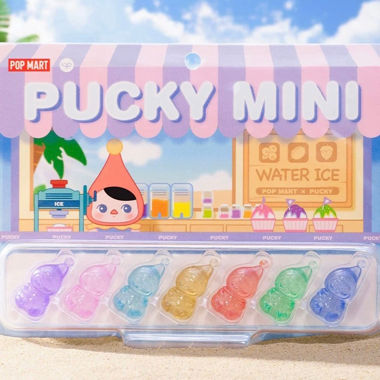 Pucky Mini Water Ice Series PVC Bean Doll 7 PCS A SET For Use 15 Years Old Or Above