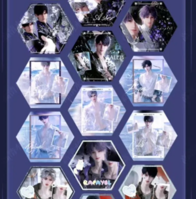 MM Love and DeepSpace Hive Alien Crystal Brick Hexagonal Frame