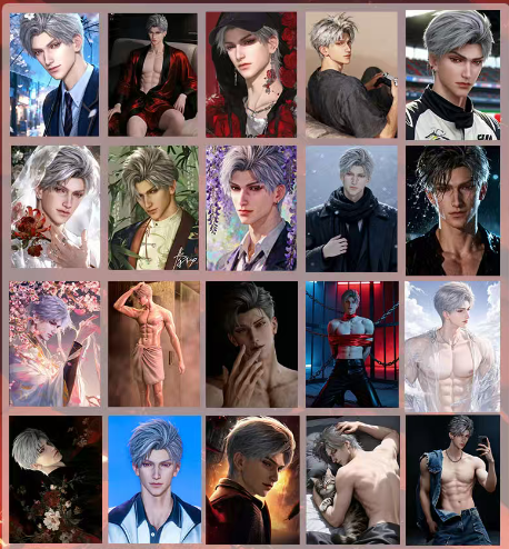 【pang da】Love and DeepSpace Mini Card Qin Che's Secret Pact Compact Collectible Card