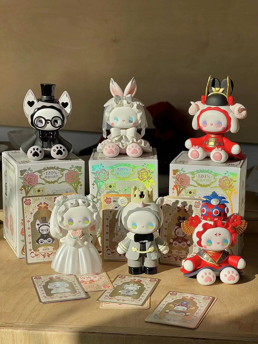 Emma wedding Series Mystry PVC Doll Box A Set 6 PCS For Use 15 Years O