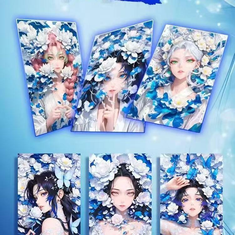 MO SHU Demon Slayer Collectible Cards High Quality Rare Designs Spades Master Card