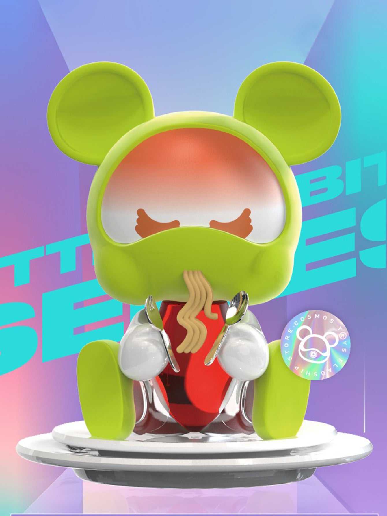 【COSMOS】  Star Bear  Mini Blind Box Desktop Figurine with Stand – Trendy Gift Toy