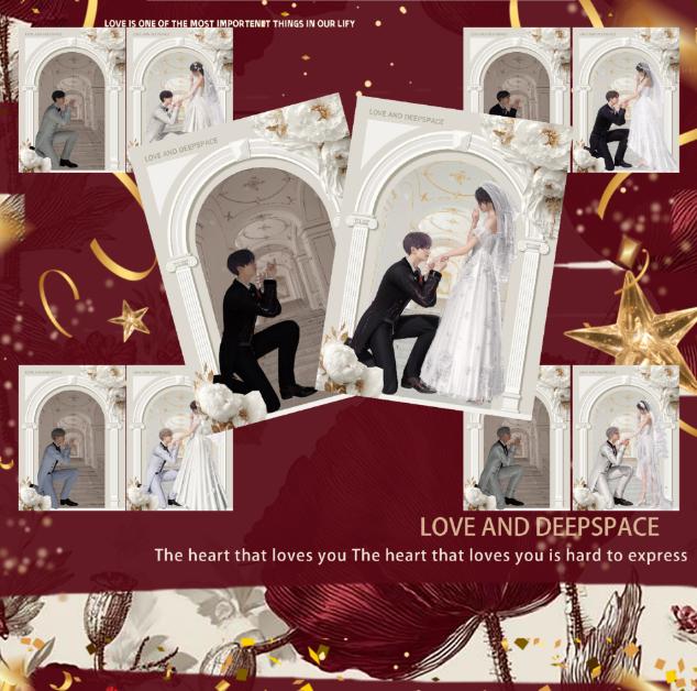 【JI CHENG ZHE】Love and Deepspace  Collectible Cards with High - quality