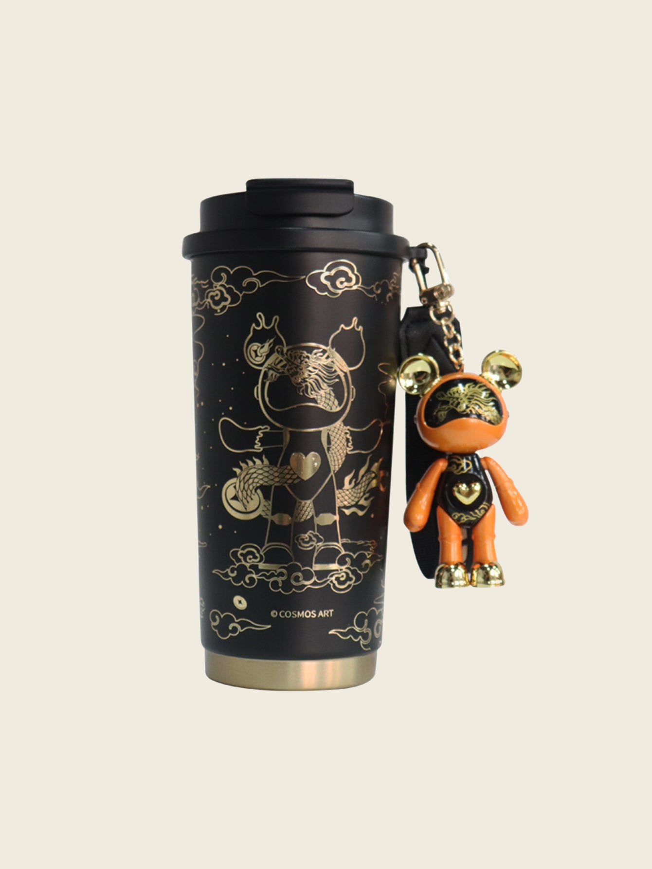 【COSMOS】 Interstellar Bear Insulated Cup 500ml (“LONG” Cup)