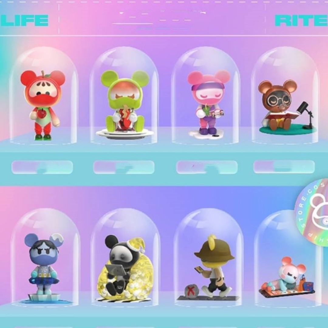 Cosmos Little Habbit Series Mystery PVC Figure Dolls 8pcs A Set For Use 15 Years Old Or Above