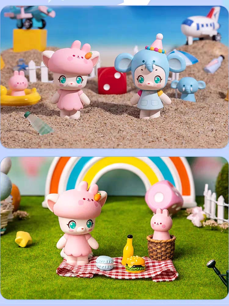 Almond The Deer Aeroplane Chess Series Mistery PVC Doll 5PCS A Set For Use 15 Years Old Or Above