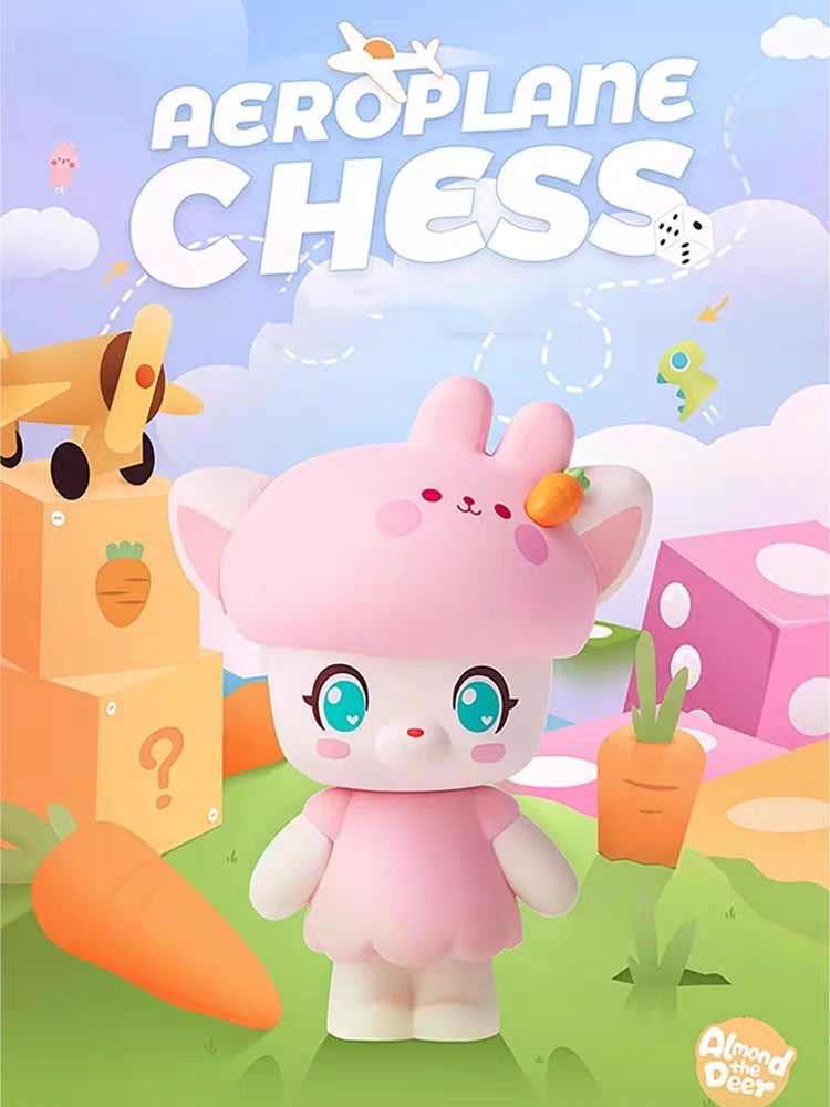 Almond The Deer Aeroplane Chess Series Mistery PVC Doll 5PCS A Set For Use 15 Years Old Or Above