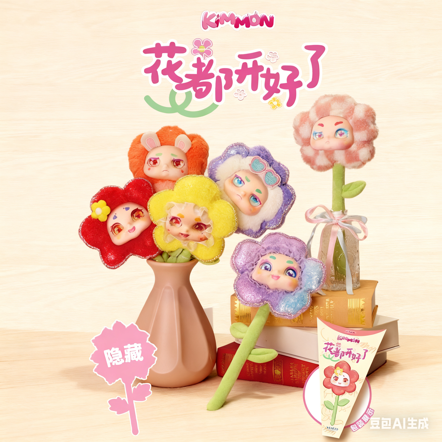 KIMMON "Blossoms in Full Bloom" Blind Box | Adorable Floral Figures