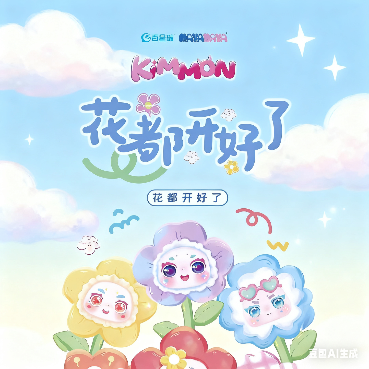 KIMMON "Blossoms in Full Bloom" Blind Box | Adorable Floral Figures