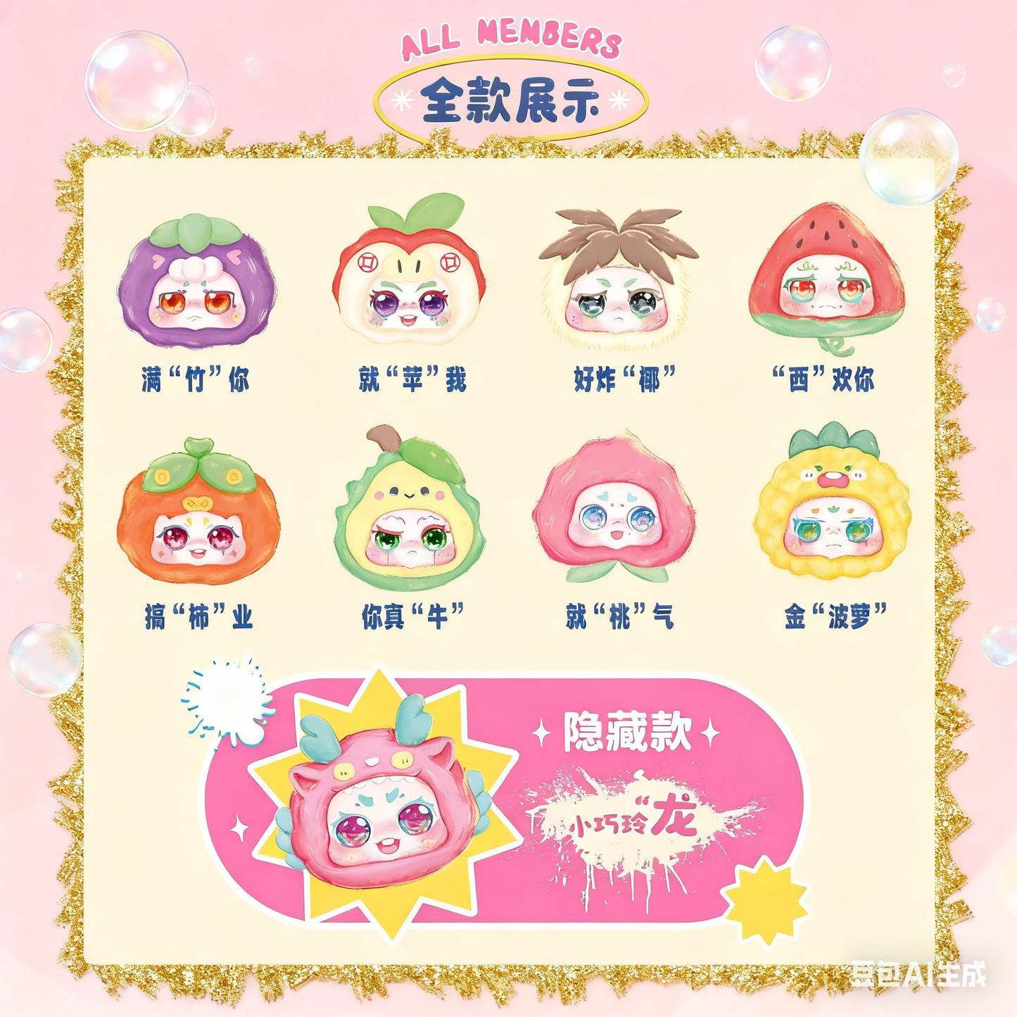 KIMMON "Guoran Shini" Blind Box - Authentic PVC Figures