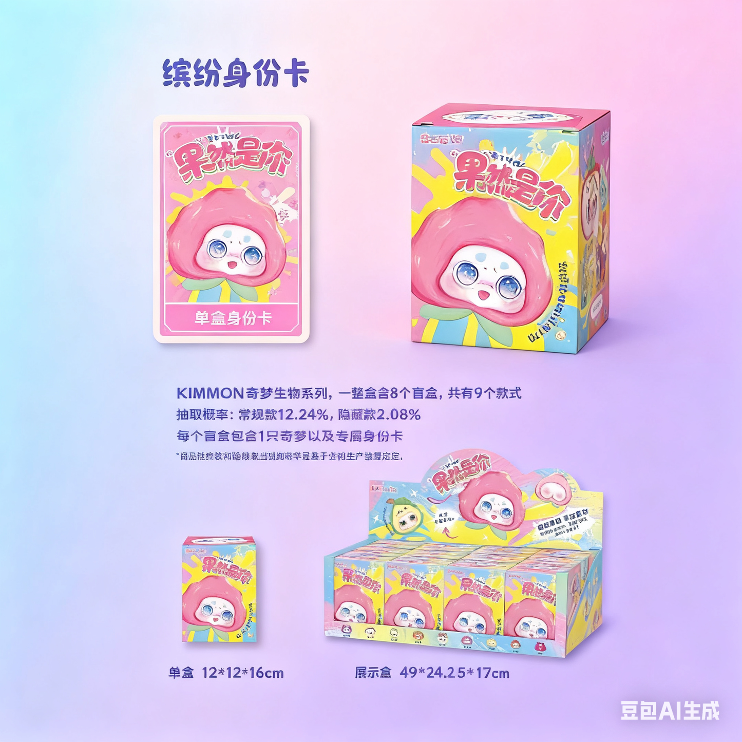 KIMMON "Guoran Shini" Blind Box - Authentic PVC Figures