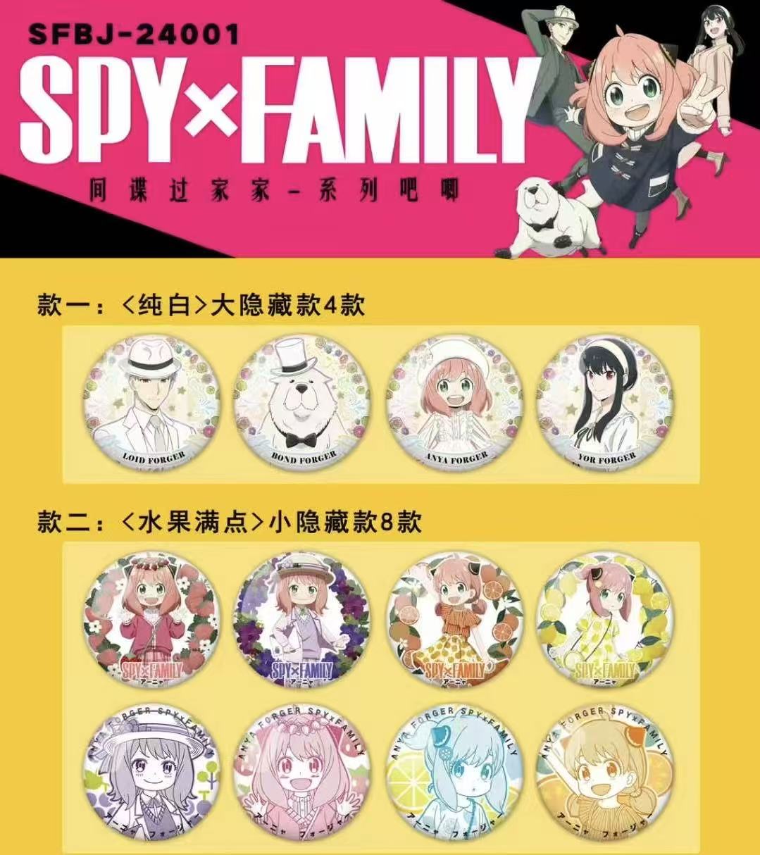 Mystery Box - SPYXfamily collection cards