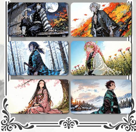 CHEN MEN Cultural Creative Demon Slayer “Evil Demon Slayer” Acrylic Color Translucent Card