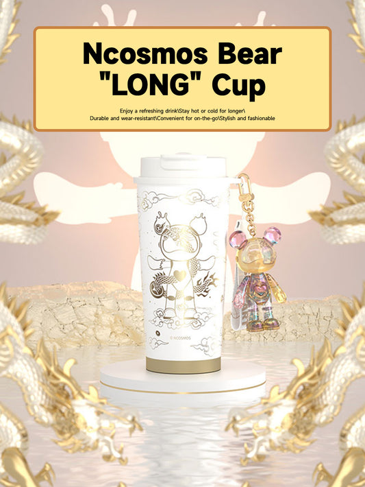【COSMOS】 Interstellar Bear Insulated Cup 500ml (“LONG” Cup)