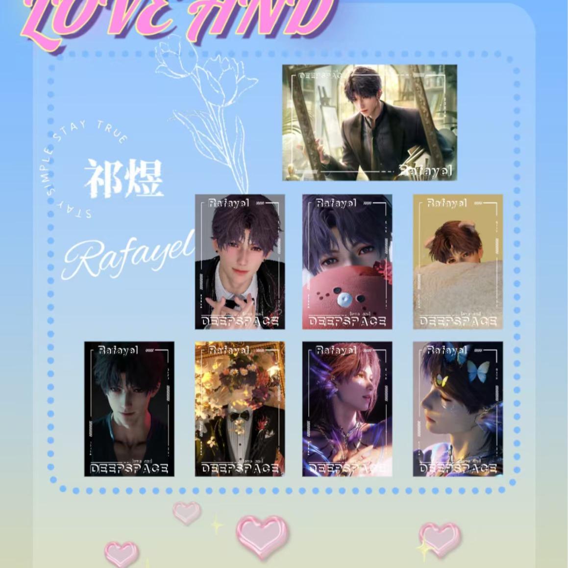 XIA LANG WEN HENG Love and Deepspace Collectible Cards High Quality