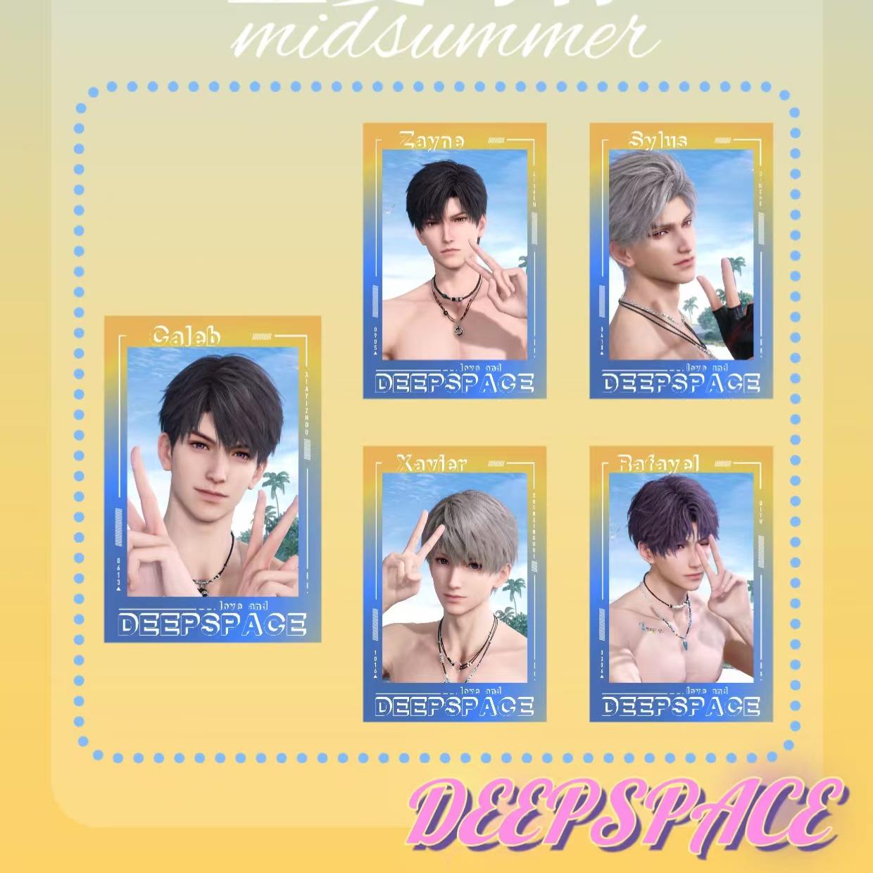 XIA LANG WEN HENG Love and Deepspace Collectible Cards High Quality