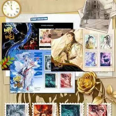 【JI YOU】"Anime Carnival, Romantic Love Letters" Stamps with High quality