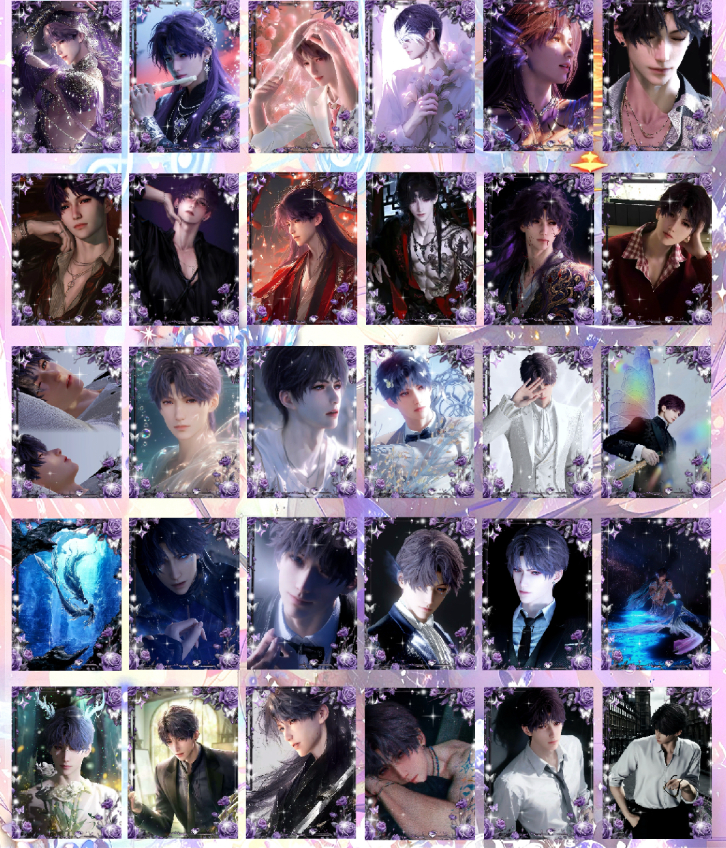 【JU GUANG】Love and Deepspace  Collectible Cards with High - quality and Rare Designs spades master - card game