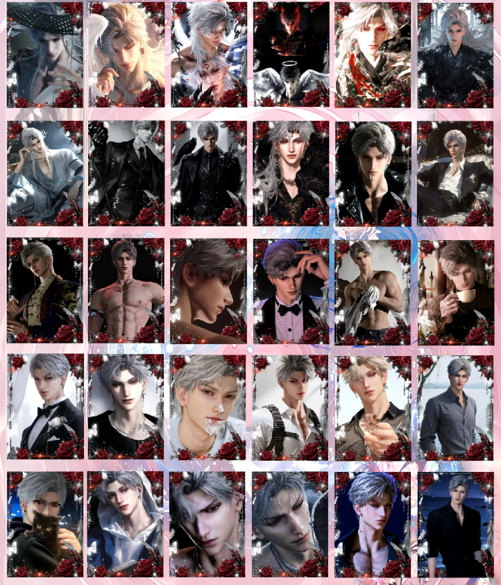 【JU GUANG】Love and Deepspace  Collectible Cards with High - quality and Rare Designs spades master - card game