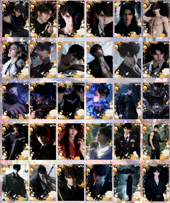 【JU GUANG】Love and Deepspace  Collectible Cards with High - quality and Rare Designs spades master - card game