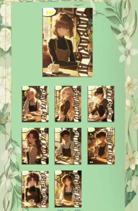 Detective Conan  Collectible  Cards spades master - card game