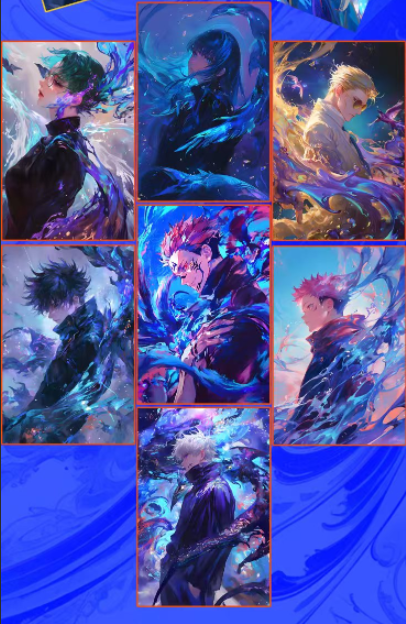 【qing Hua】 Jujutsu Kaisen Merch Collectible Cards